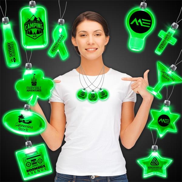 Light-up Necklaces, Custom Printed With Your Logo!