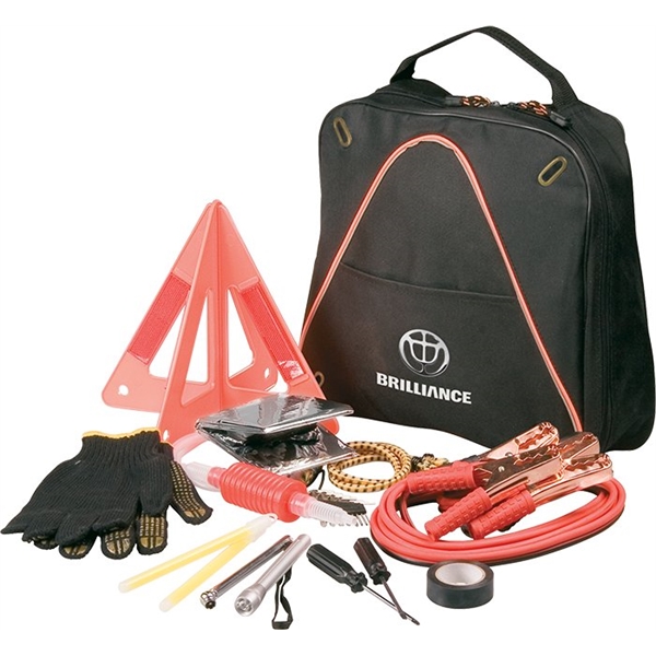 Canadian Manufactured Auto Safety Kits, Custom Decorated With Your Logo!