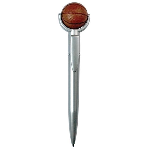 Pens With Basketballs On Top, Custom Printed With Your Logo!