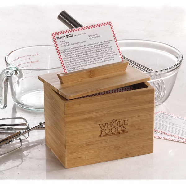 Recipe Boxes, Personalized With Your Logo!