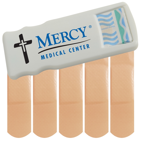 Primary Care Bandage Dispensers For Under A Dollar, Custom Imprinted With Your Logo!