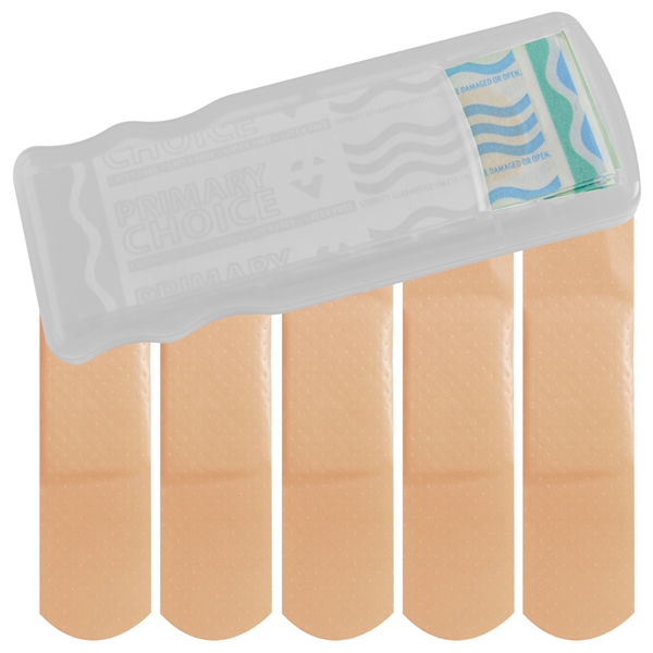 Primary Care Bandage Dispensers For Under A Dollar, Custom Imprinted With Your Logo!