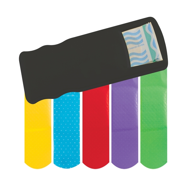 Bandage Dispensers with Colored Bandages For Under A Dollar, Custom Imprinted With Your Logo!