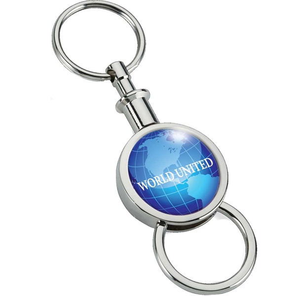 Custom Imprinted Circle Shaped Key Rings