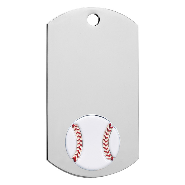 Baseball Dog Tags, Custom Made With Your Logo!