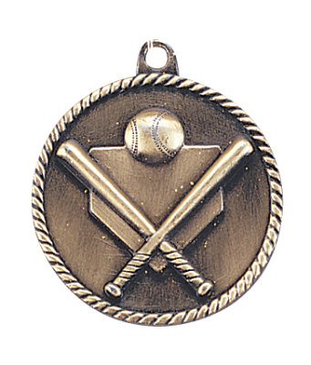 Custom Printed Baseball High Relief Medals