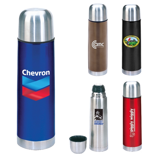 Non Drip Thermos, Custom Printed With Your Logo!