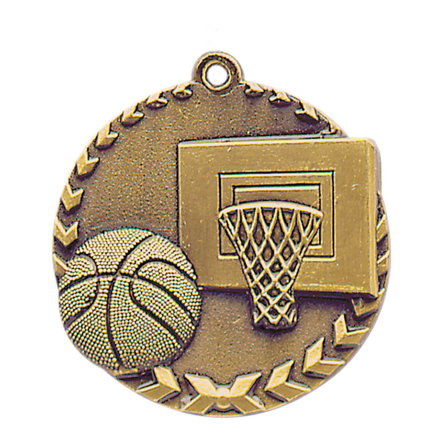 Custom Printed Basketball Millennium Medals