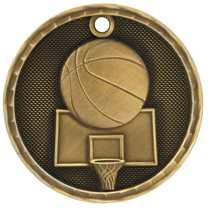 Custom Printed Basketball Medals