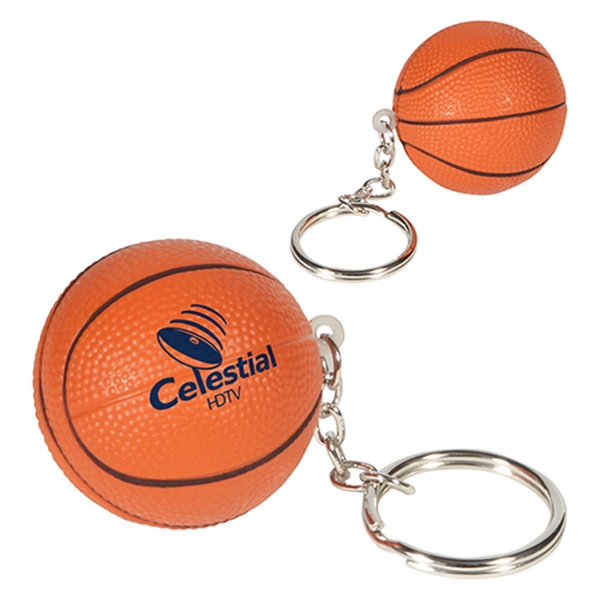 Basketball Key Chains, Custom Printed With Your Logo!
