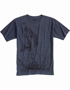 Custom Printed Bass Wildlife Tee Shirts