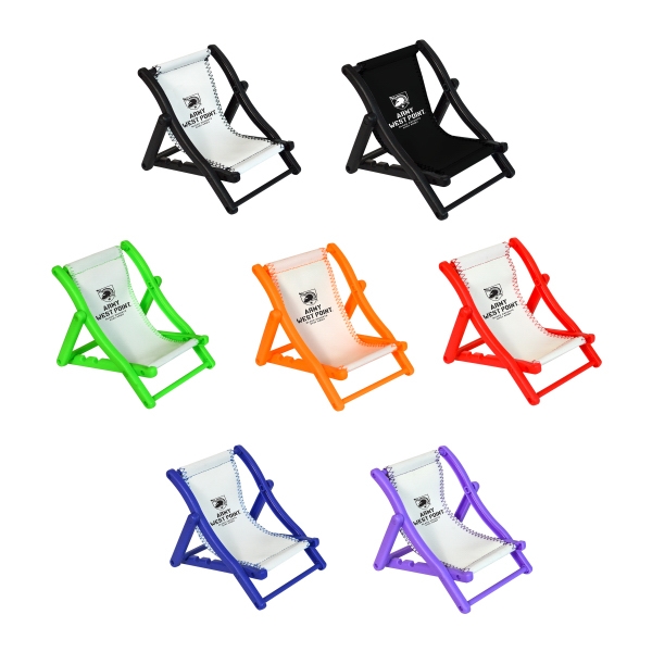 Custom Imprinted Beach Chair Cell Phone Holders