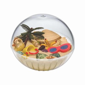 Custom Printed Beach Crystal Globes