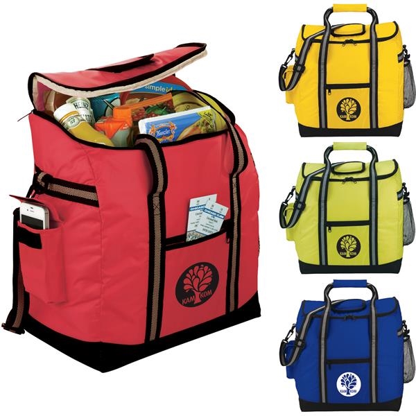 Fold Over Top Insulated Bags, Custom Printed With Your Logo!