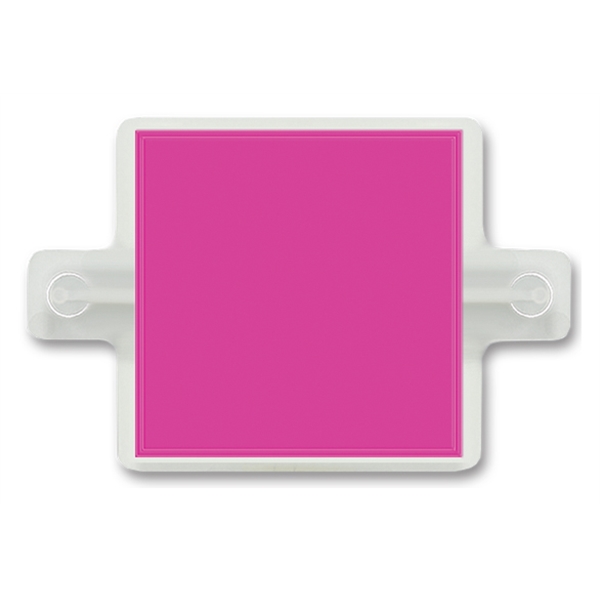 Square Shaped Reflectors, Custom Decorated With Your Logo!