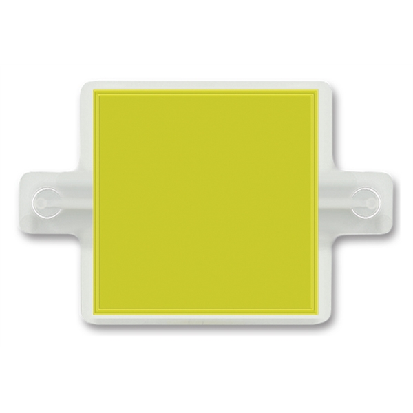 Square Shaped Reflectors, Custom Decorated With Your Logo!