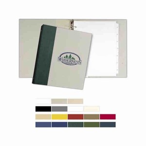 Biodegradable Spine Wrap Recycled Material Binders, Custom Printed With Your Logo!