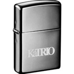 Custom Decorated Black Ice Zippo Lighters