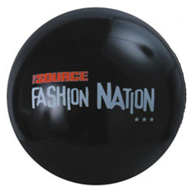 Black Solid Color Beach Balls, Personalized With Your Logo!