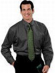 Custom Printed Blue Generation Men's Black Twill Shirts