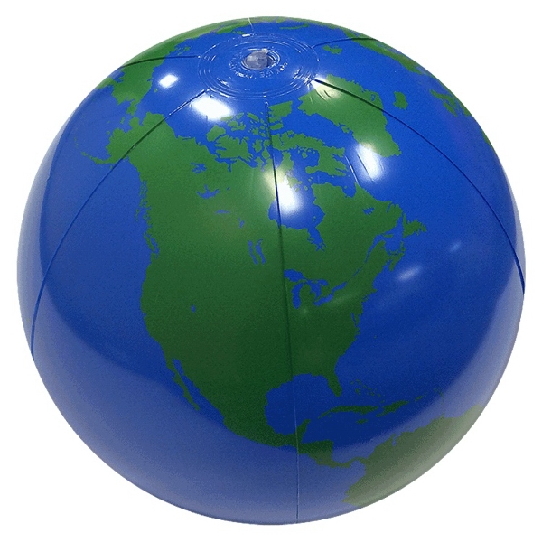 Medium Globe Beach Balls, Custom Printed With Your Logo!