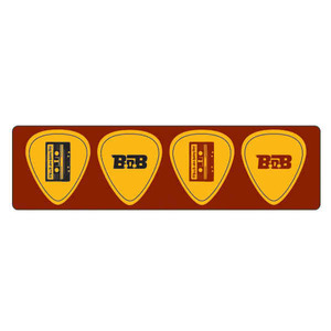 Custom Imprinted Bookmark Guitar Pick Cards