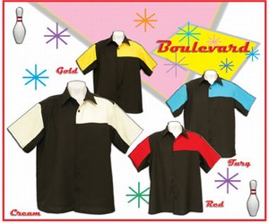 Custom Printed Boulevard Bowling Shirts