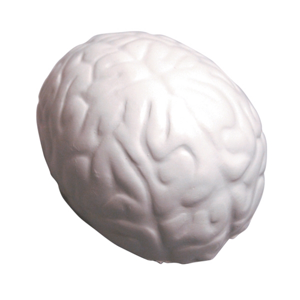 Brain Organ Shaped Stress Ball Squeezies, Custom Printed With Your Logo!