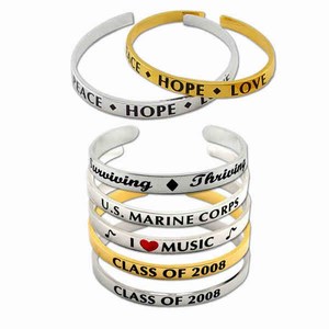 Custom Printed Ring Bracelets