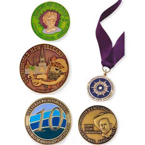 Brass Medallions, Custom Imprinted With Your Logo!