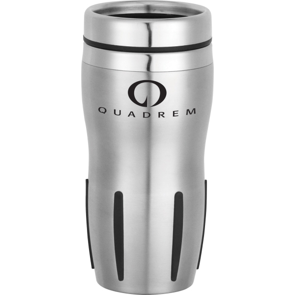 1 Day Service Stainless Steel Mugs with Slide Openings, Personalized With Your Logo!
