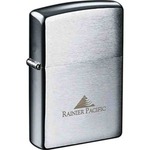 Custom Printed Brush Chrome Zippo Lighters