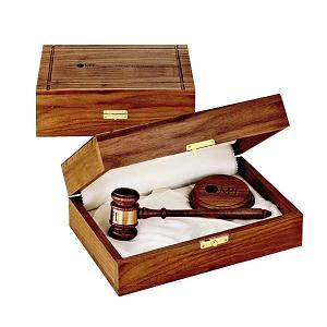 Gavel And Presentation Sets, Custom Decorated With Your Logo!