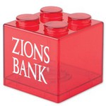 Custom Imprinted Building Block Savings Banks