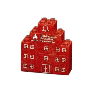 Custom Printed Building Shaped Mini Stock Shaped Promo Block Sets