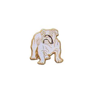 Bulldog Mascot Pins, Custom Imprinted With Your Logo!