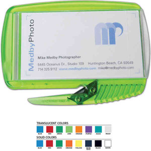Business Card Letter Openers, Custom Imprinted With Your Logo!