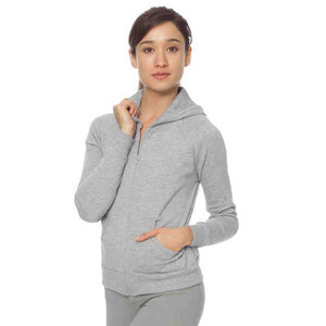 Custom Printed American Apparel California Fleece Zipped Hoodies For Women