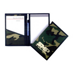 Standard Digital Camo Padfolio, Custom Printed With Your Logo!