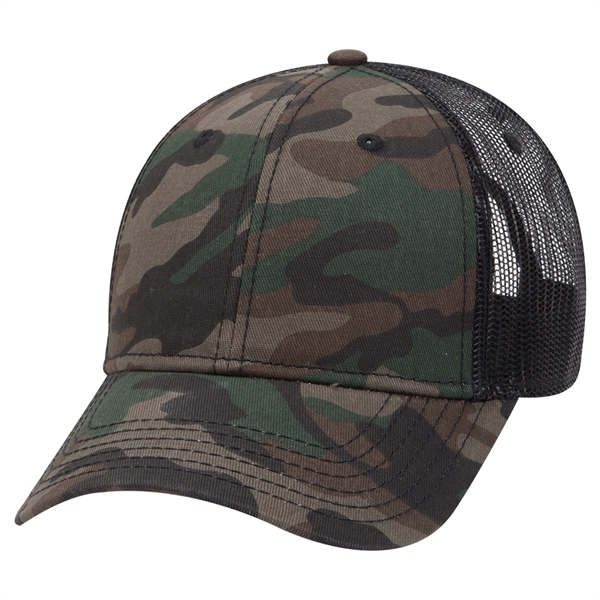 Camouflage Hats with a Mesh Back, Custom Printed With Your Logo!