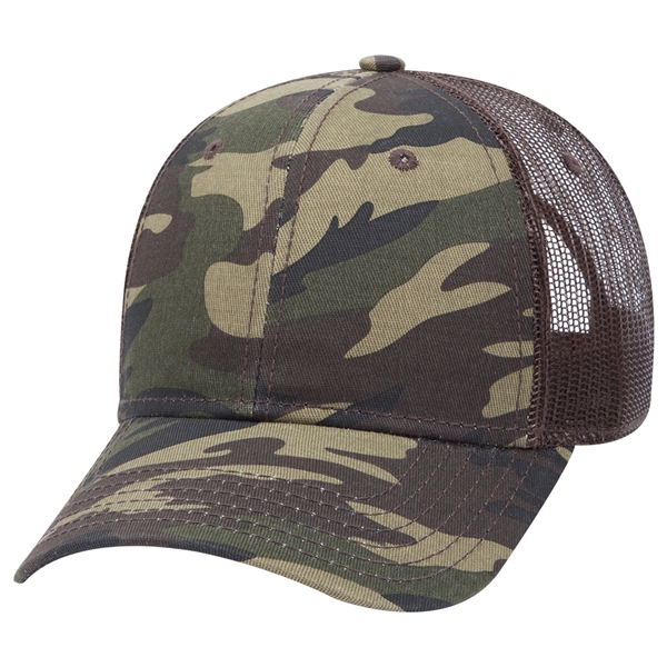 Camouflage Hats with a Mesh Back, Custom Printed With Your Logo!