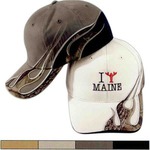 Custom Made Camouflage Hats With Flames