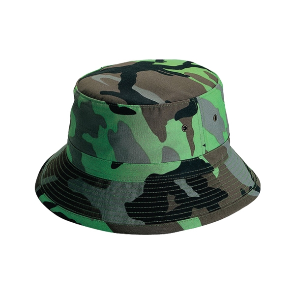 Camouflage Bucket Caps, Custom Printed With Your Logo!