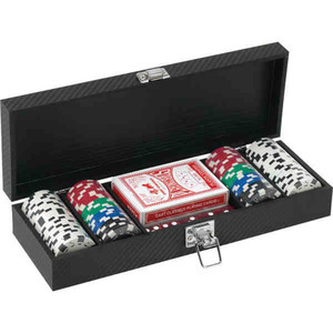 100 Chip Poker Sets, Personalized With Your Logo!