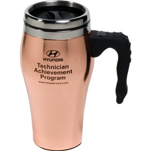 Canadian Manufactured 16oz. Copper Espirit Travel Mugs, Custom Printed With Your Logo!