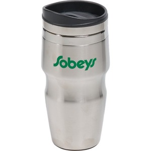 Custom Printed Canadian Manufactured 16oz. Stainless Steel Indent Tumblers