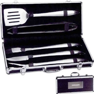 Canadian Manufactured 5 Piece Delta BBQ Sets, Custom Decorated With Your Logo!