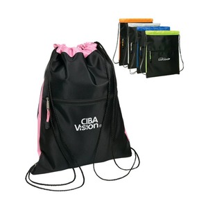 Canadian Manufactured Accent Cinchpaks, Custom Decorated With Your Logo!