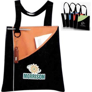 Canadian Manufactured Angle Convention Tote Bags, Custom Printed With Your Logo!