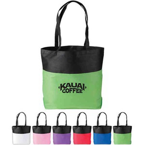 Canadian Manufactured Bent Convention Tote Bags, Custom Imprinted With Your Logo!